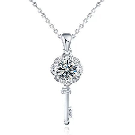 Riley Diamond Necklace (Clarity Enhanced) whitegold
