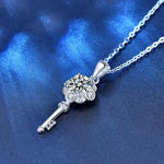 Riley Diamond Necklace (Clarity Enhanced) whitegold