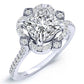 Rockrose Princess Diamond Bridal Set (Lab Grown Igi Cert) whitegold