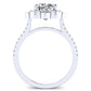 Rockrose Round Diamond Bridal Set (Lab Grown Igi Cert) whitegold