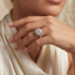 Rockrose - GIA Natural Round Diamond Engagement Ring