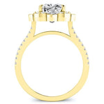 Rockrose Princess Diamond Bridal Set (Lab Grown Igi Cert) yellowgold
