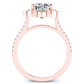 Rockrose Round Diamond Engagement Ring (Lab Grown Igi Cert) rosegold