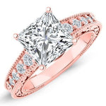 Romy Princess Diamond Bridal Set (Lab Grown Igi Cert) rosegold