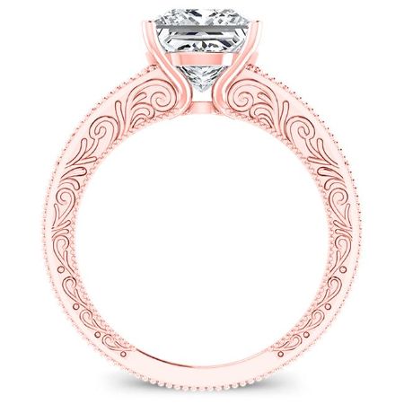 Romy Princess Diamond Engagement Ring (Lab Grown Igi Cert) rosegold