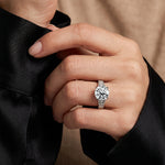 Romy - GIA Natural Round Diamond Engagement Ring