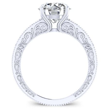 Romy Round Diamond Bridal Set (Lab Grown Igi Cert) whitegold