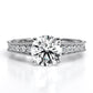 Romy Round Diamond Engagement Ring (Lab Grown Igi Cert) whitegold