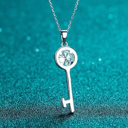 Ronie Moissanite Necklace whitegold