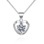 Rory Moissanite Necklace whitegold