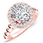 Rosanna Cushion Diamond Engagement Ring (Lab Grown Igi Cert) rosegold