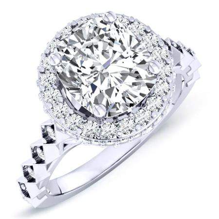 4.00 ct - Rosanna - Cushion Lab Diamond Engagement Ring (IGI Certified)