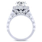 Rosanna Diamond Matching Band Only (engagement Ring Not Included) For Ring With Round Center whitegold