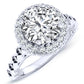 Rosanna Round Diamond Bridal Set (Lab Grown Igi Cert) whitegold