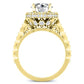 Rosanna Round Diamond Bridal Set (Lab Grown Igi Cert) yellowgold