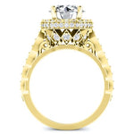 Rosanna Round Diamond Engagement Ring (Lab Grown Igi Cert) yellowgold