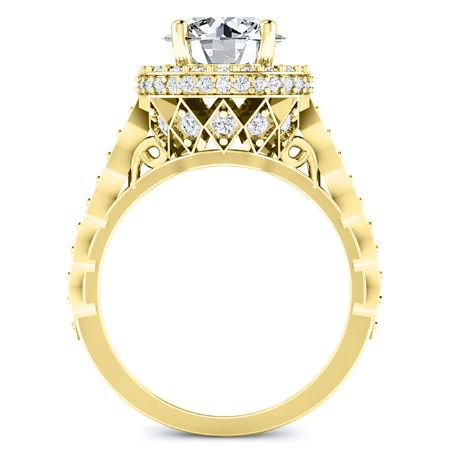 Rosanna Round Diamond Bridal Set (Lab Grown Igi Cert) yellowgold