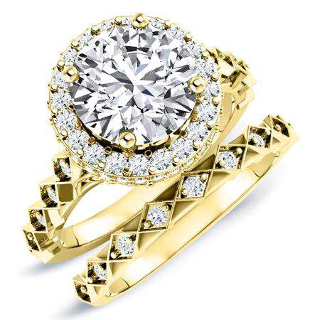 4.00 ct - Rosanna - Round Lab Diamond Bridal Set (IGI Certified)