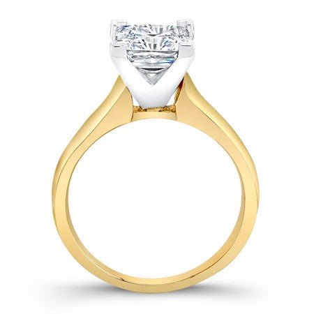 Rosemary Diamond Matching Band Only (engagement Ring Not Included) For Ring With Princess Center yellowgold