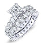 Rose Princess Diamond Bridal Set (Lab Grown Igi Cert) whitegold