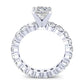 Rose Princess Diamond Bridal Set (Lab Grown Igi Cert) whitegold