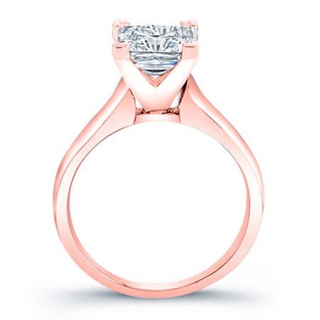 Rosemary Princess Moissanite Bridal Set rosegold