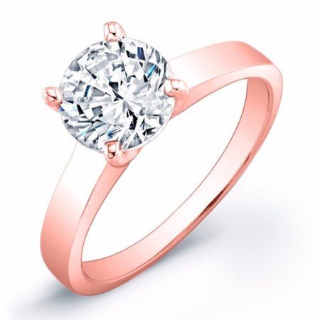 Rosemary Round Diamond Bridal Set (Lab Grown Igi Cert) rosegold