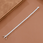 10ct Total Weight Round Lab Diamond Tennis Bracelet VS2 F - BeverlyDiamonds