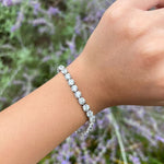 10ct Total Weight Round Lab Diamond Tennis Bracelet VS2 F - BeverlyDiamonds