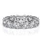 Daily deal: 2ct Round Lab Diamond Eternity Band