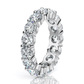 Daily deal: 2ct Round Lab Diamond Eternity Band