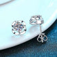 Rowan Moissanite Earrings whitegold