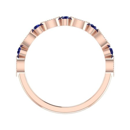 Rowan Trendy Diamond Wedding Ring rosegold