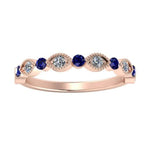 Rowan Trendy Moissanite Wedding Ring rosegold