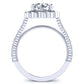 Ruellia Round Diamond Bridal Set (Lab Grown Igi Cert) whitegold