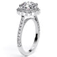 Ruellia Round Diamond Engagement Ring (Lab Grown Igi Cert) whitegold