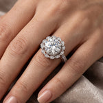 Ruellia - GIA Natural Round Diamond Engagement Ring