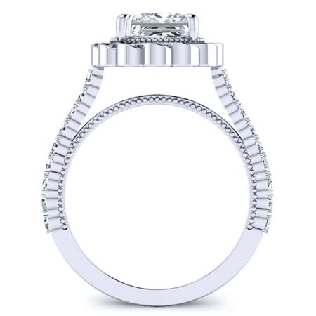 Ruellia Princess Diamond Bridal Set (Lab Grown Igi Cert) whitegold