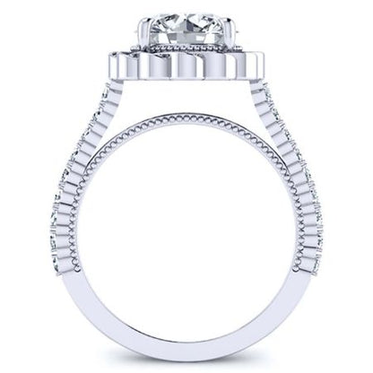 Ruellia Round Diamond Bridal Set (Lab Grown Igi Cert) whitegold