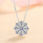 Sabi Moissanite Necklace whitegold