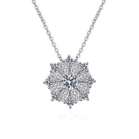 Sabi Moissanite Necklace whitegold