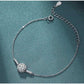 Sarla Moissanite Bracelet whitegold