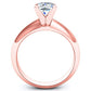 Senna Cushion Diamond Engagement Ring (Lab Grown Igi Cert) rosegold