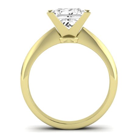 Senna Diamond Matching Band Only (does Not Include Engagement Ring) For Ring With Princess Center yellowgold