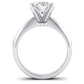 Senna Diamond Matching Band Only ( Engagement Ring Not Included) For Ring With Oval Center whitegold