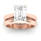 Senna Emerald Diamond Bridal Set (Lab Grown Igi Cert) rosegold