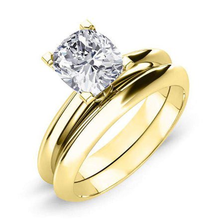 Senna Cushion Diamond Bridal Set (Lab Grown Igi Cert) yellowgold