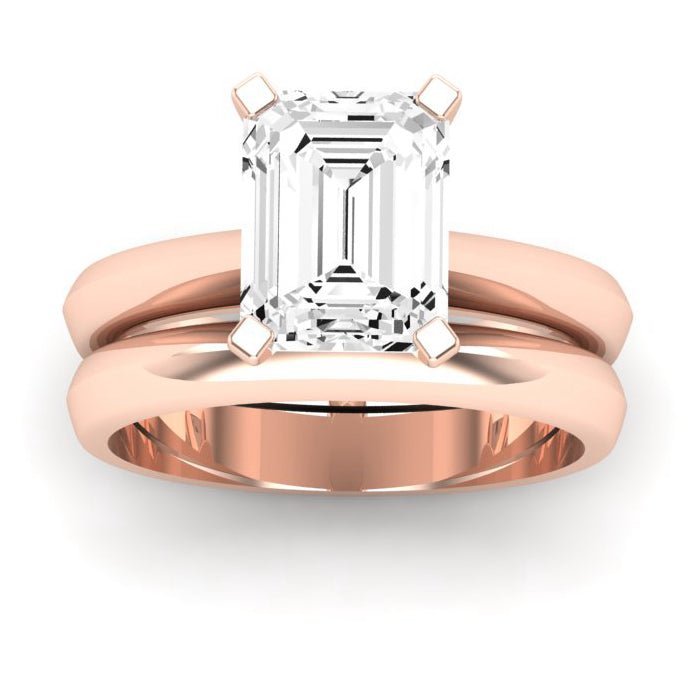 Senna Emerald Diamond Bridal Set (Lab Grown Igi Cert) rosegold
