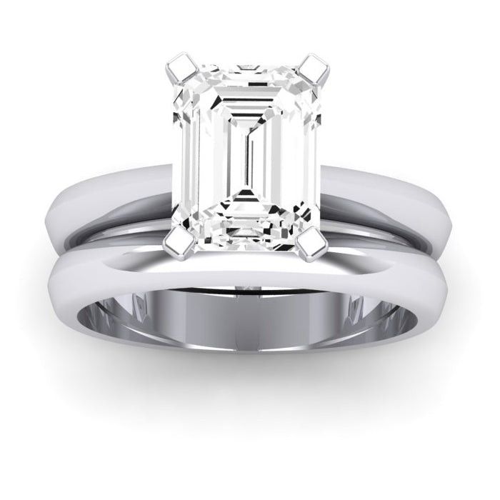 1.00 ct - Senna - GIA Natural Emerald Diamond Bridal Set