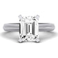 Senna Emerald Diamond Engagement Ring (Lab Grown Igi Cert) whitegold